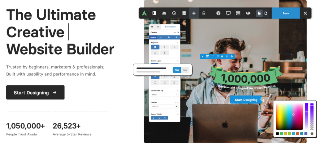 avada قالب شرکتی